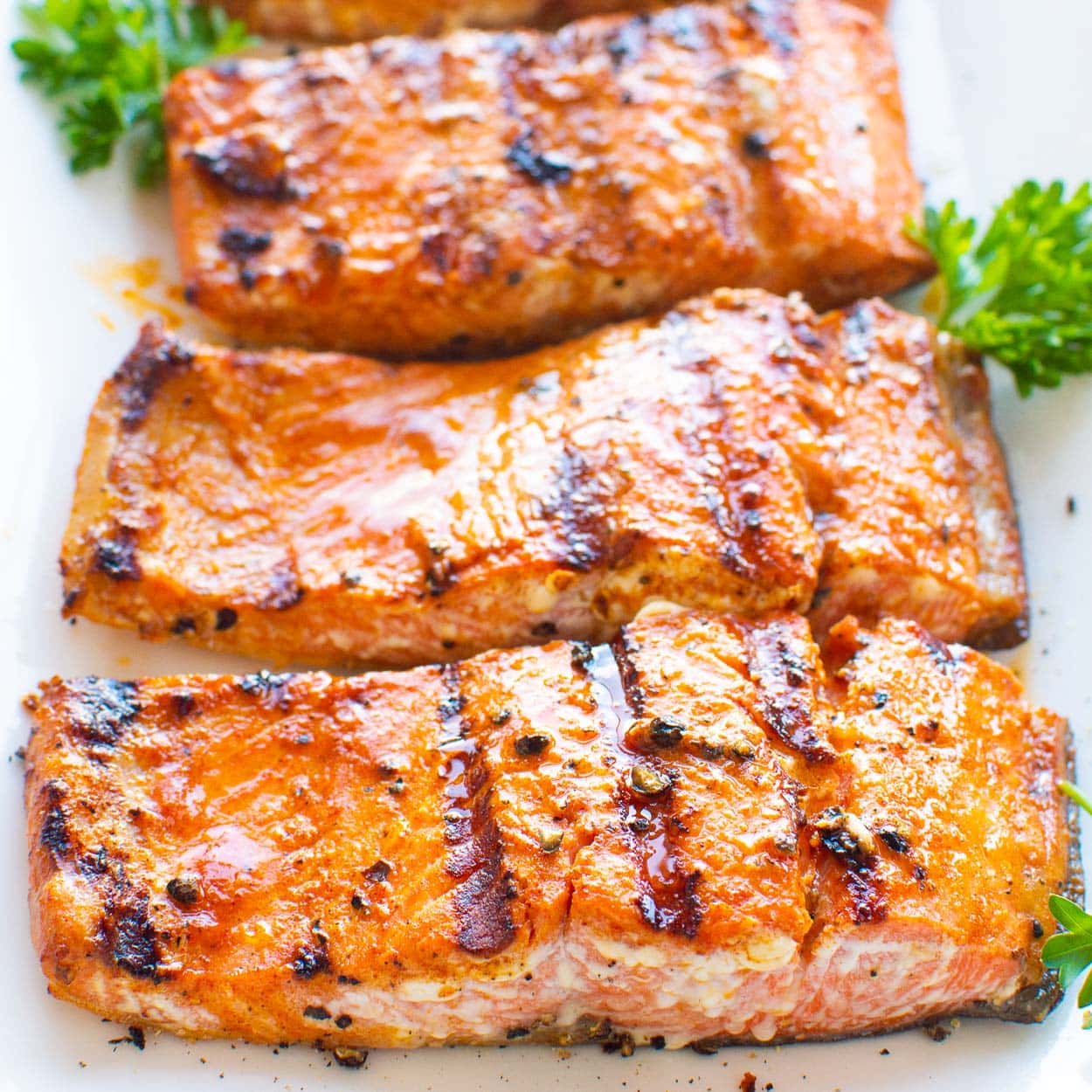 George Foreman Grilled Salmon